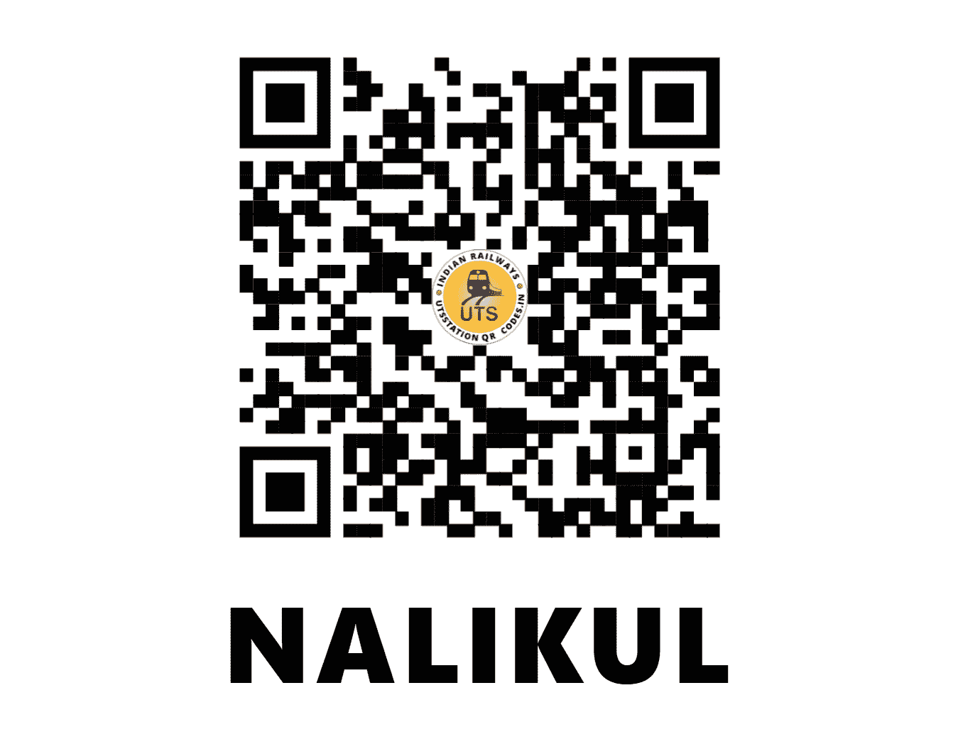 UTS QR Code for NALIKUL - NKL - ER (WEST BENGAL)